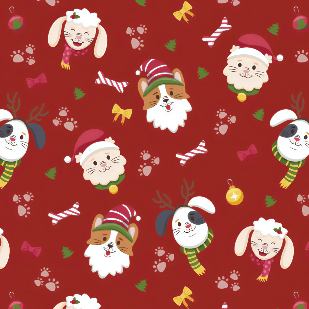 15 Furries Santa Paws Shirt for Dogs - Image 3