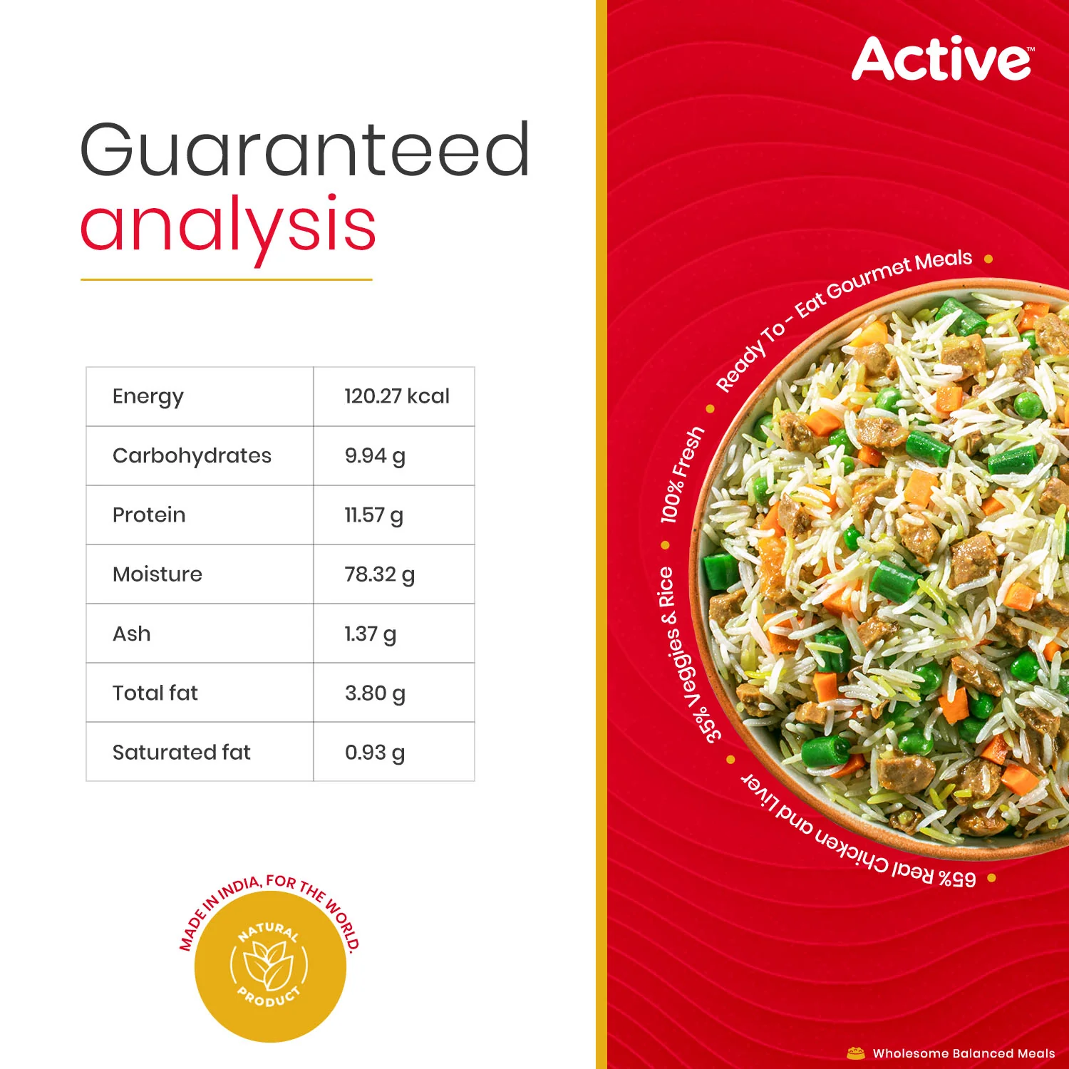 Active Chicken and Mutton & Biryani Fresh Food for Dogs Combo - Image 11