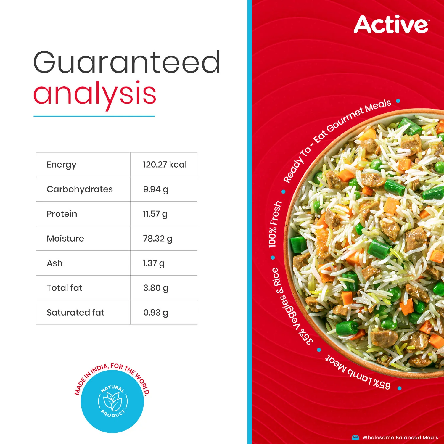 Active Chicken and Mutton & Biryani Fresh Food for Dogs Combo - Image 4