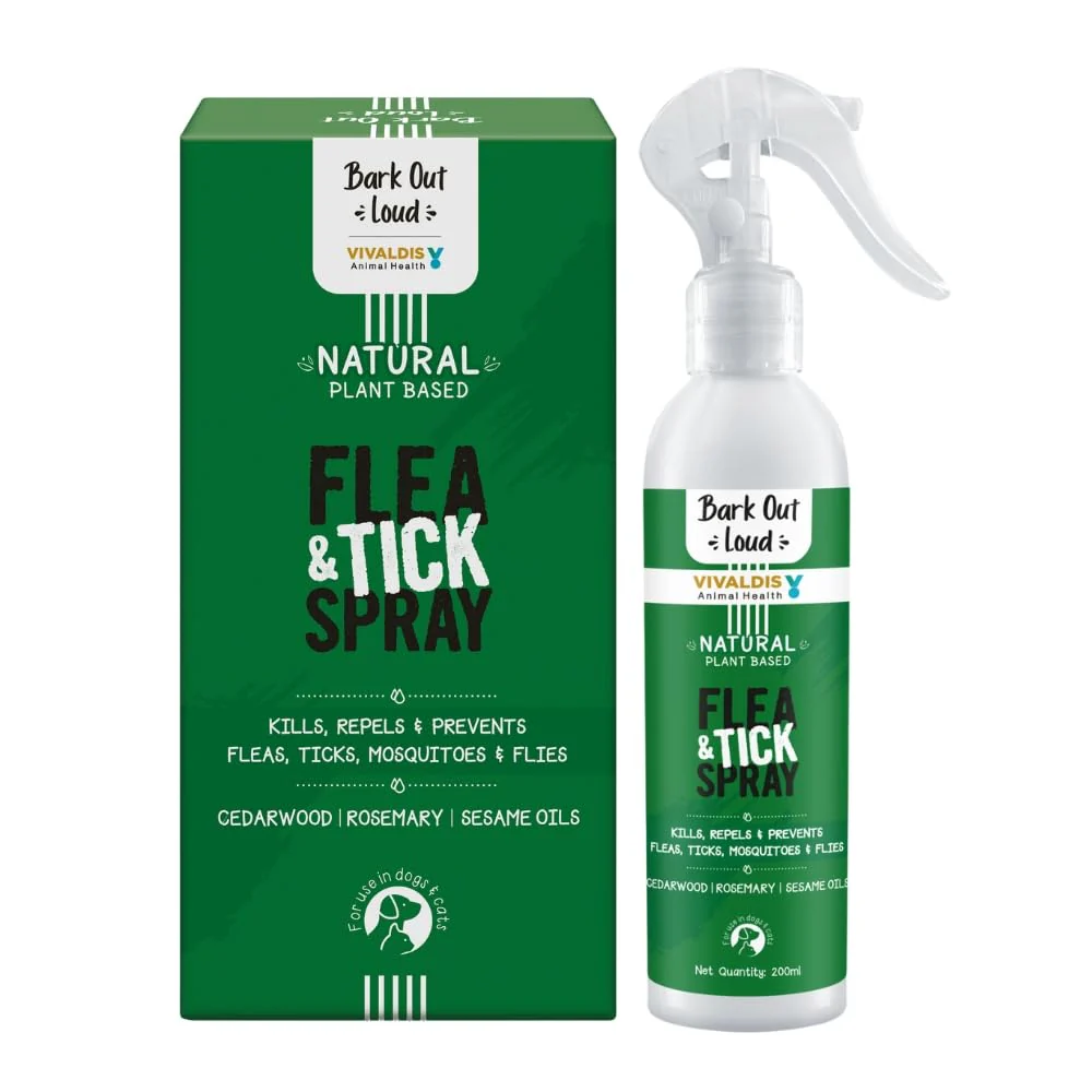 FG - Bark Out Loud Natural Flea & Tick Spray for Dogs and Cats