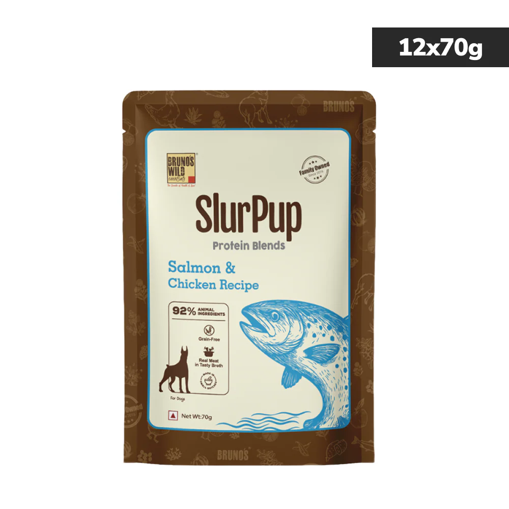 Bruno's Wild Essentials Slurpup Salmon & Chicken Recipe Dog Wet Food - Image 6
