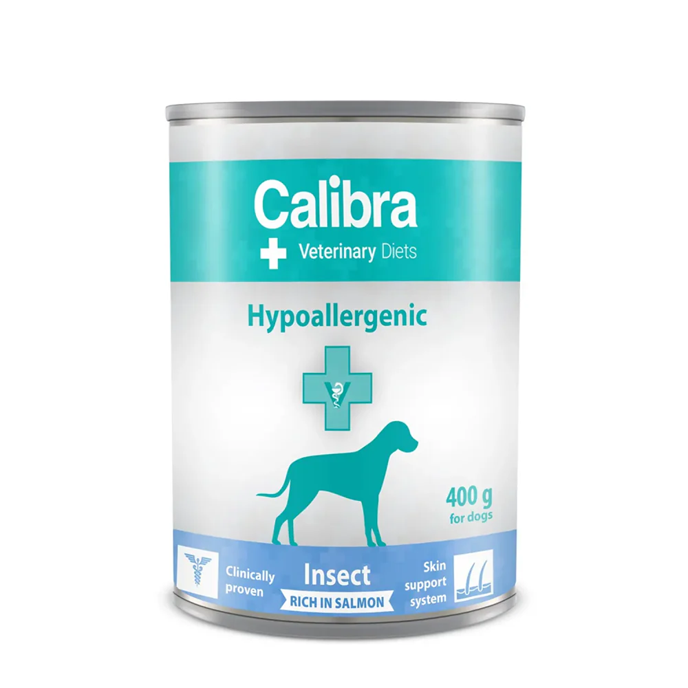 Calibra VD Dog Can Hypoallergenic Insect & Salmon Wet Food