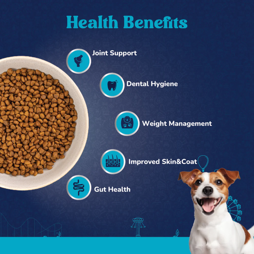 Carniwel Fresh Chicken Kibble Small Breed Adult Dog Dry Food and Fullr Mobility Support Soft and Chewy Stick Dog Treats Combo - Image 4