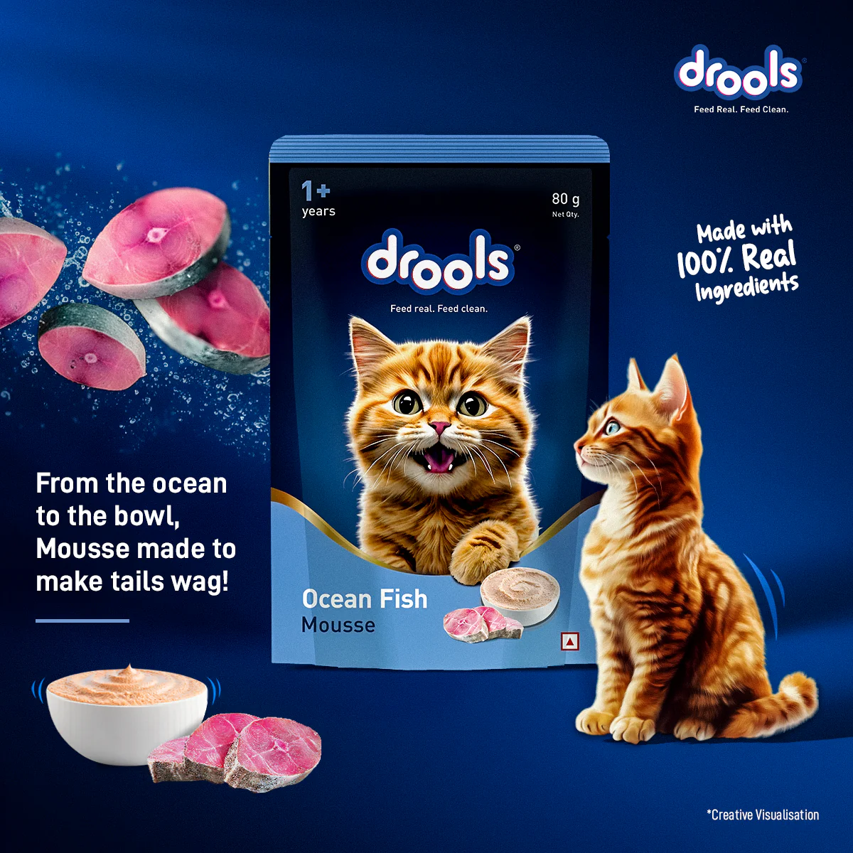 Drools Ocean Fish Mousse Adult Cat Wet Food - Image 6