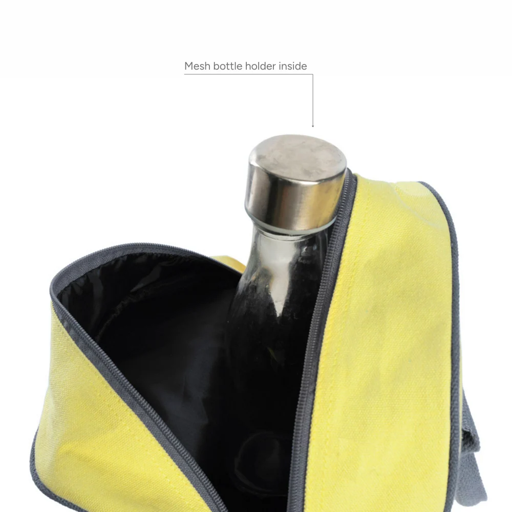 EcoRight Hangry Panda Lunch Bag (Yellow) - Image 4