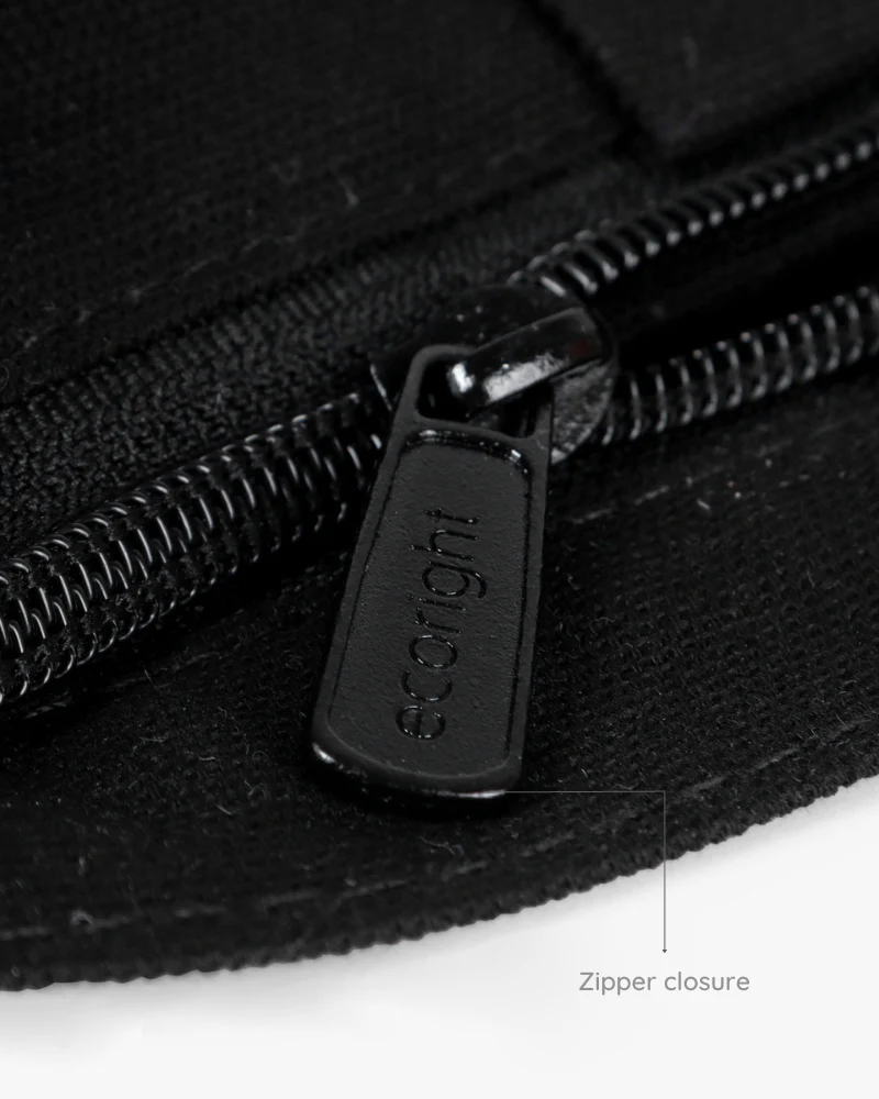 EcoRight Hungry Crocs Zipper Tote Bag (Black) - Image 7