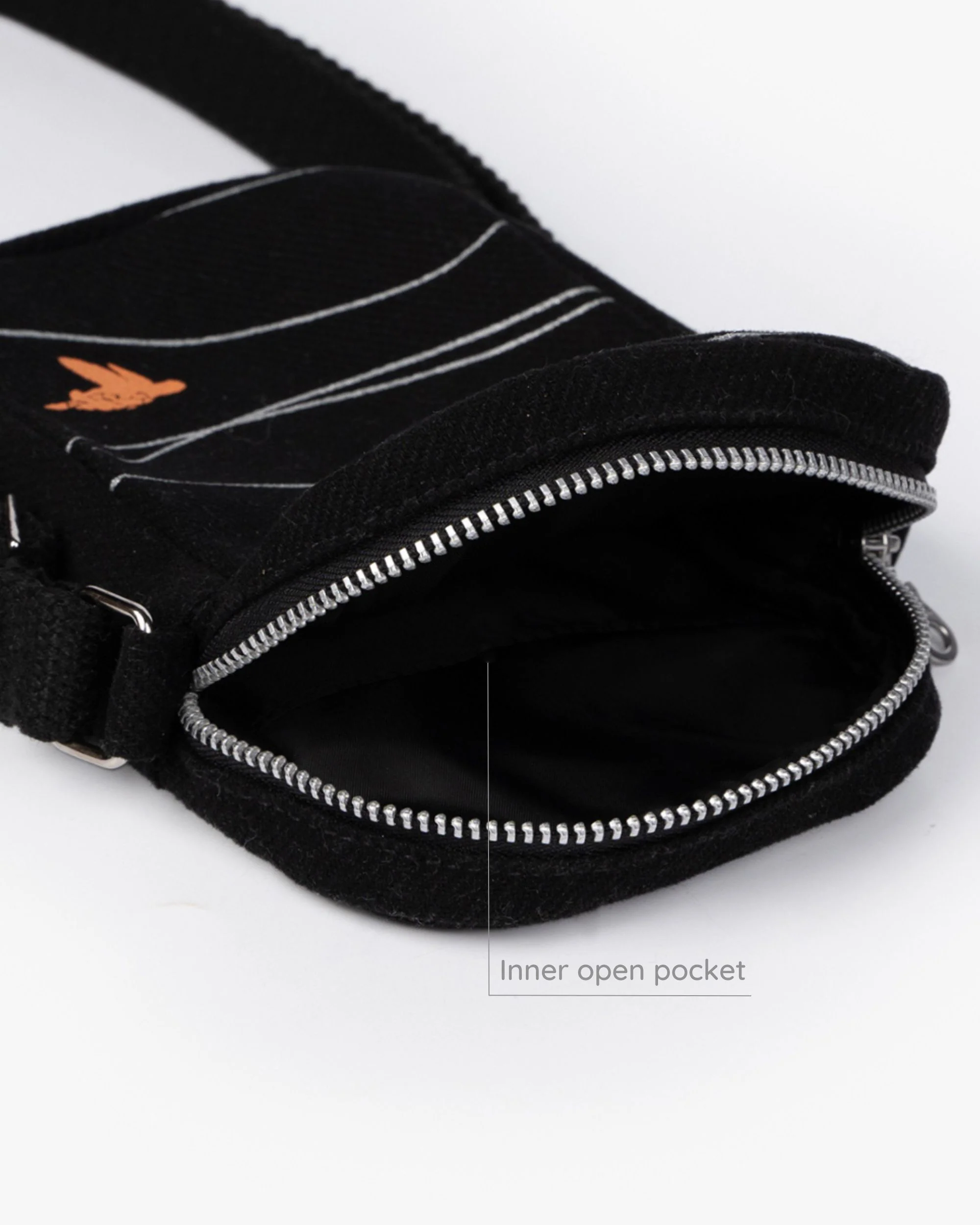 EcoRight Sea Turtle Phone Bag (Black) - Image 3