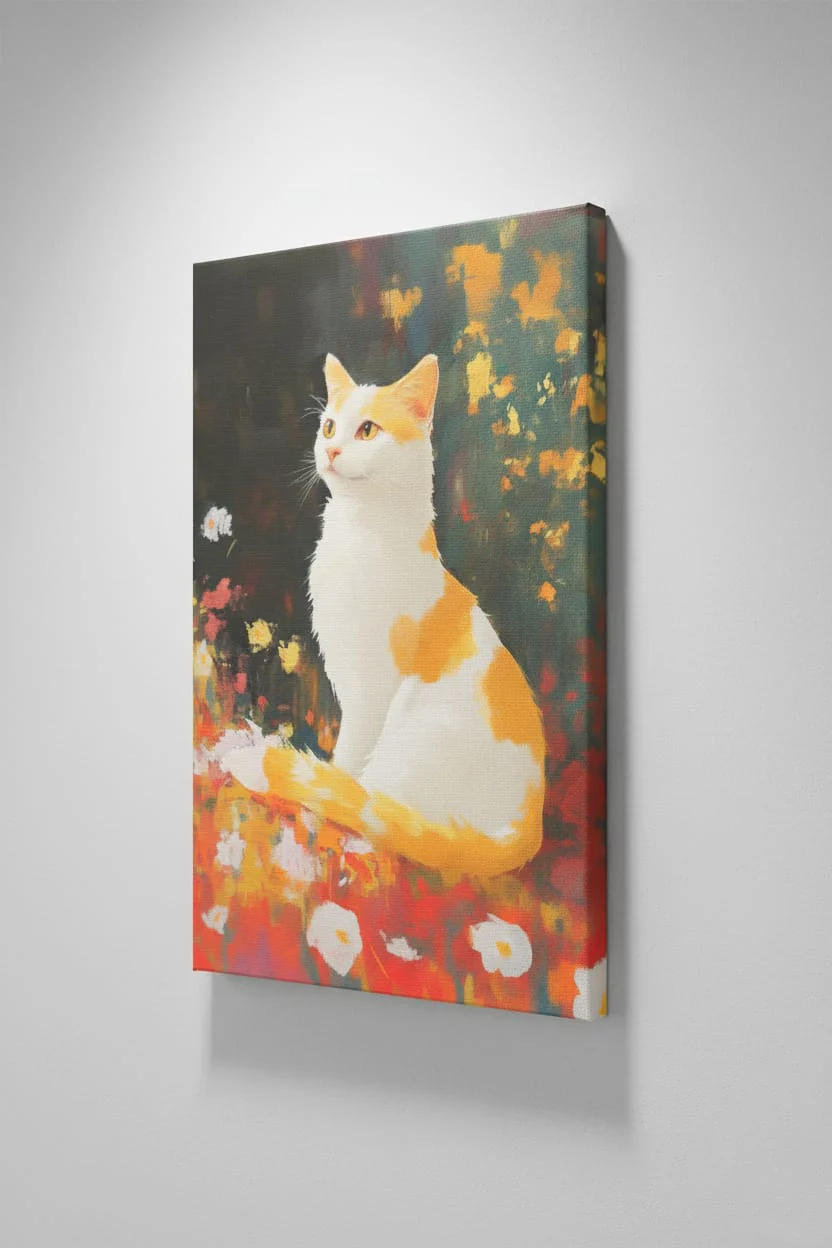 EverythingBoho  The Farsighted Cat Wall Art (Bottle Green) - Image 3