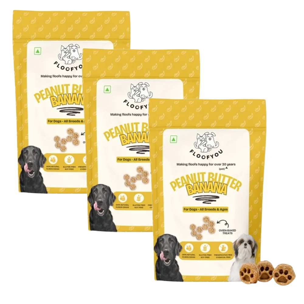 FloofYou Oven Baked Peanut Butter & Banana Dog Treats - Image 9