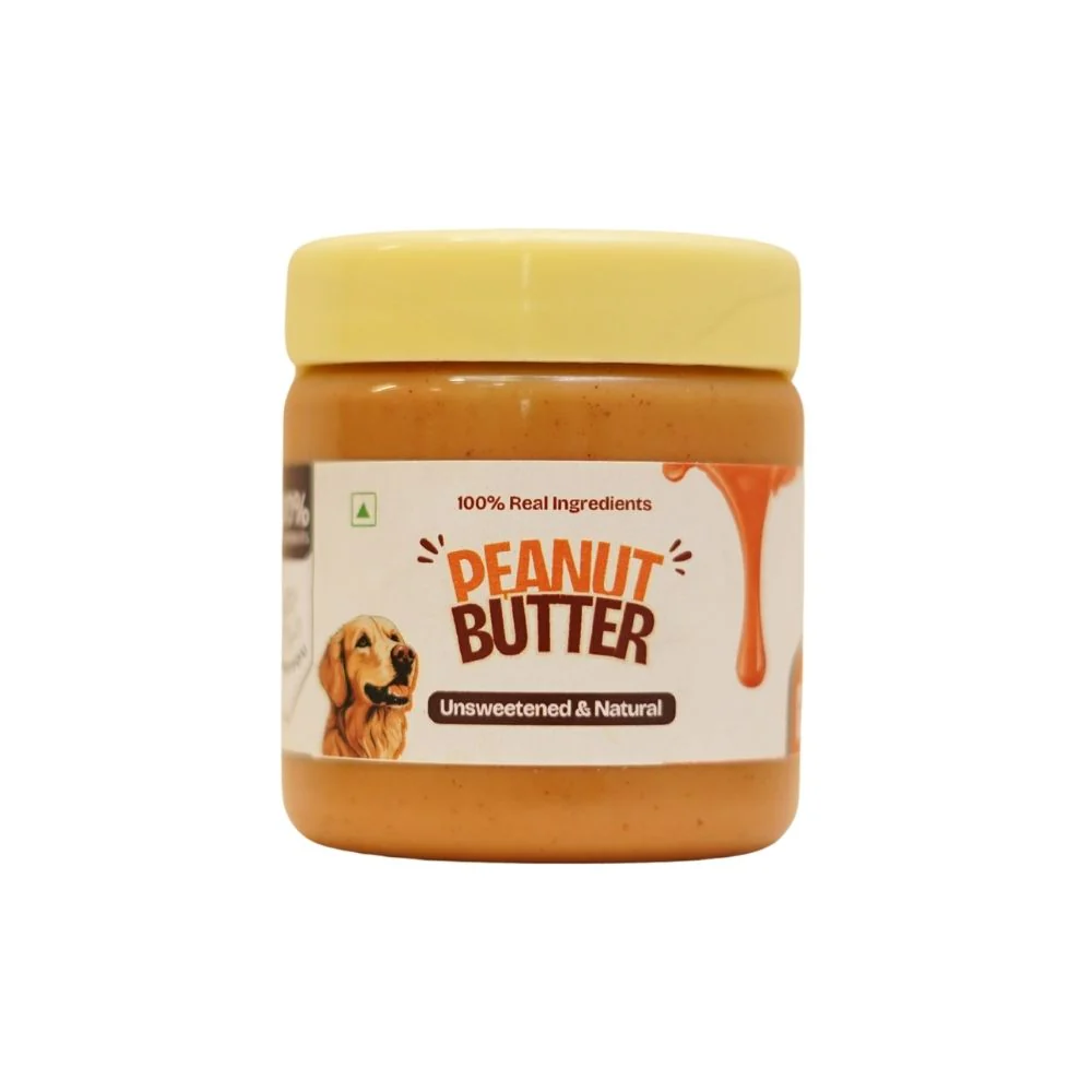 FloofYou Unsweetened & Natural Peanut Butter Dog Treats
