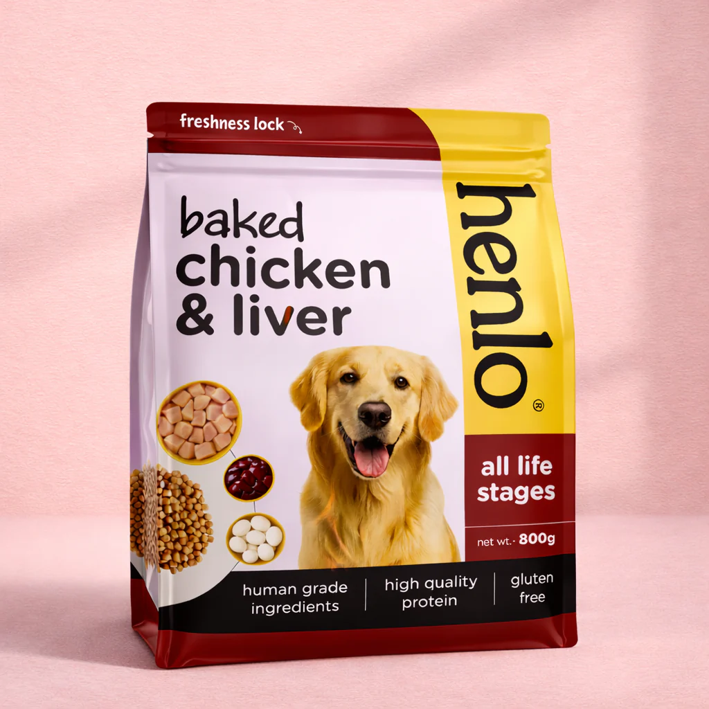 Henlo Baked Chicken & Liver Clean Dry Food