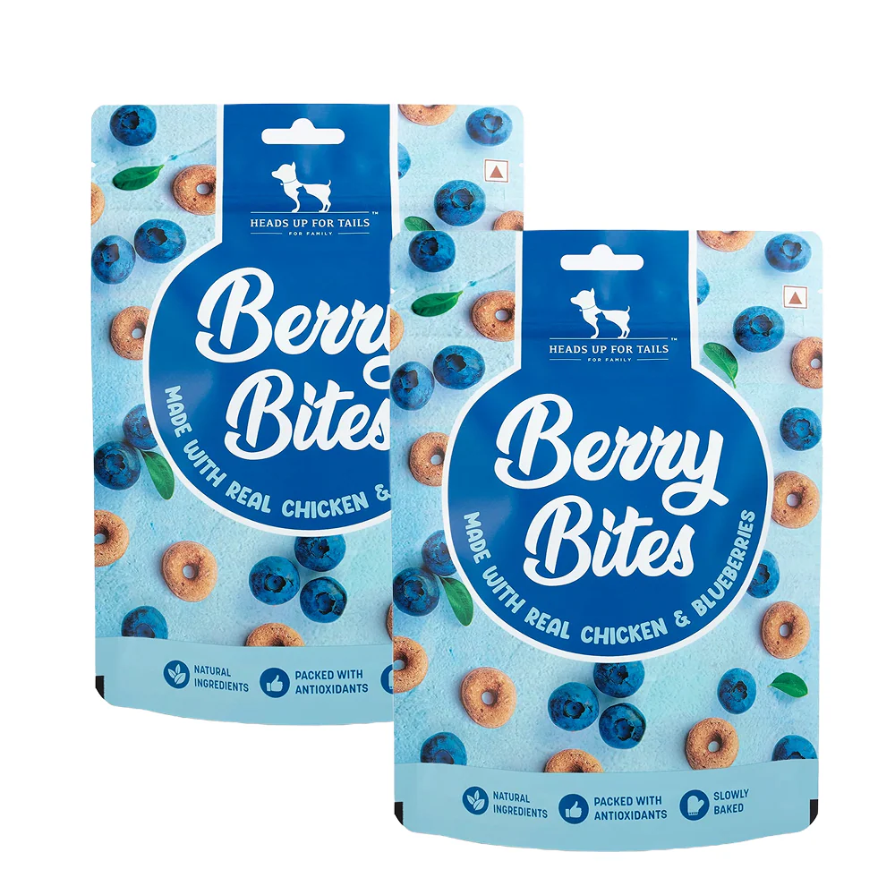 HUFT Berry Bites Real Chicken & Blueberries Dog Treats - Image 9