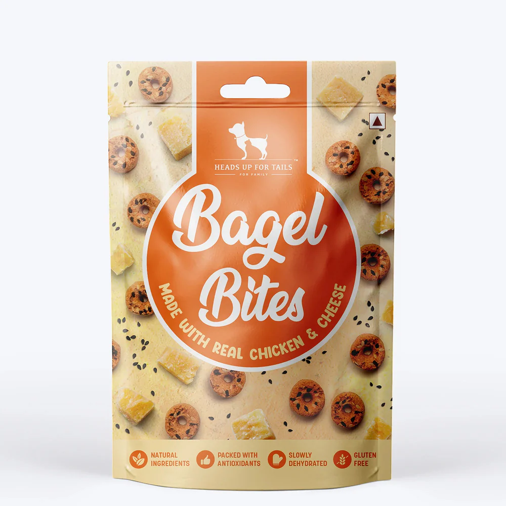 FG - HUFT Bagel Bites Gluten Free Real Chicken & Cheese Dog Treats