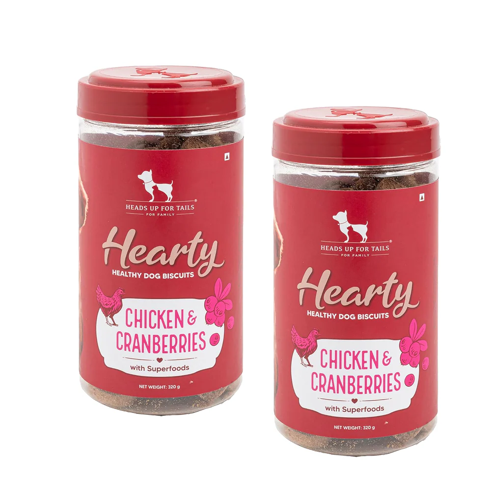 HUFT Hearty Chicken & Cranberries Healthy Biscuit Dog Treats - Image 10
