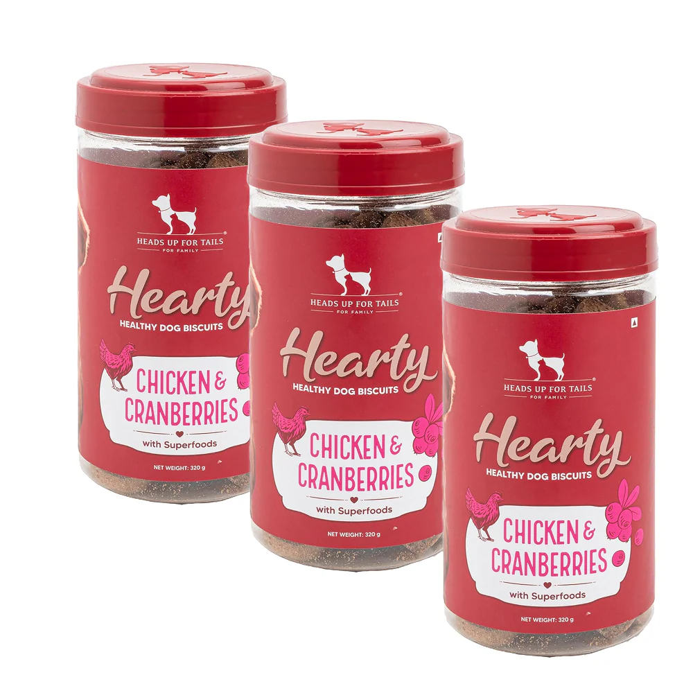 HUFT Hearty Chicken & Cranberries Healthy Biscuit Dog Treats - Image 11