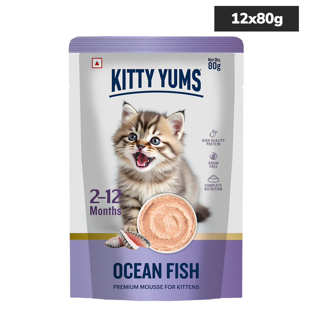 Kitty Yum Ocean Fish Mousse Kitten Cat Wet Food - Image 4