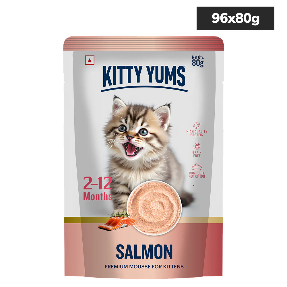 Kitty Yum Salmon Mousse Kitten Cat Wet Food - Image 3