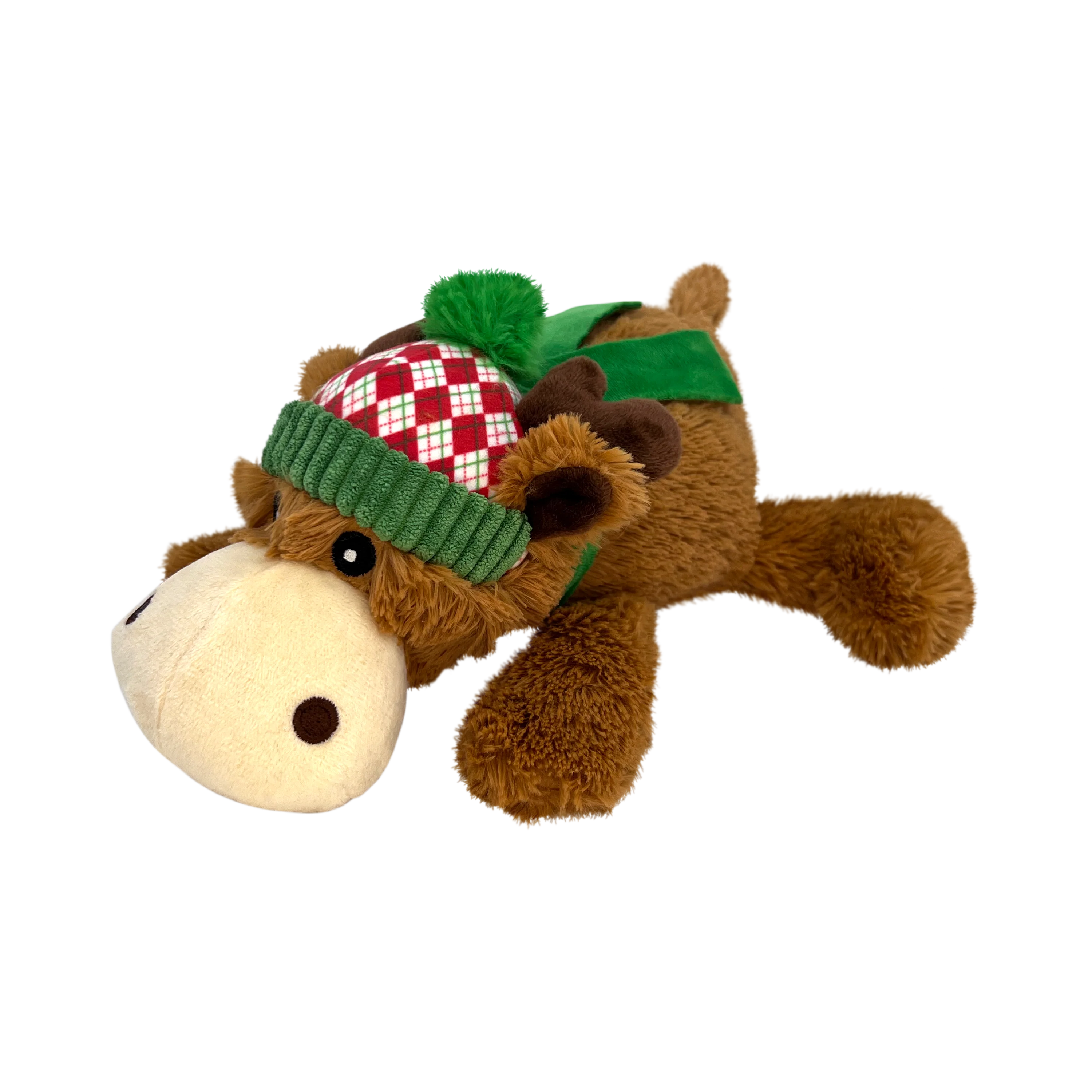 Kong Cozie Reindeer Toy for Dogs (Brown)