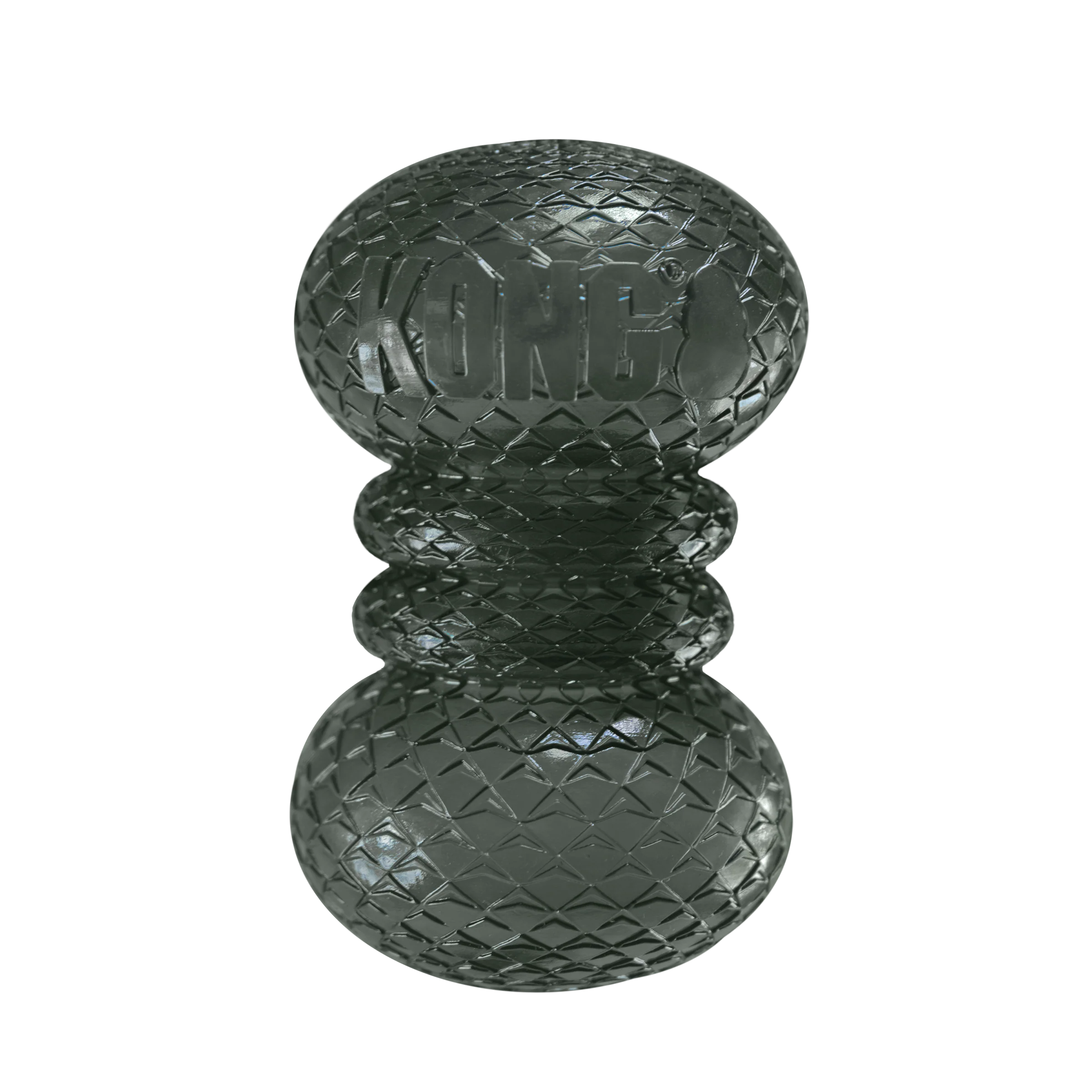 Kong DuraMax Dumbbell Toy for Dogs (Black Transparent)