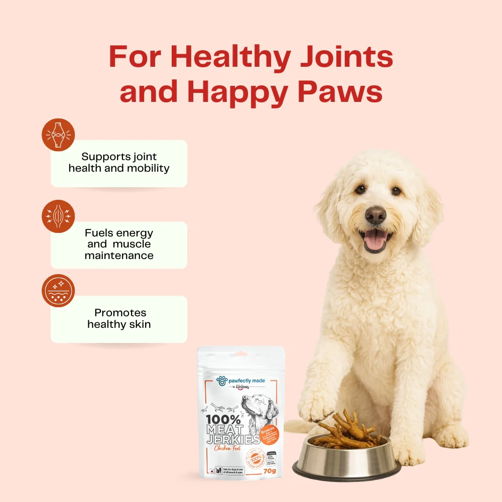 Pawfectly Made By Licious Dehydrated Chicken Feet Jerky Dog Treat - Image 3