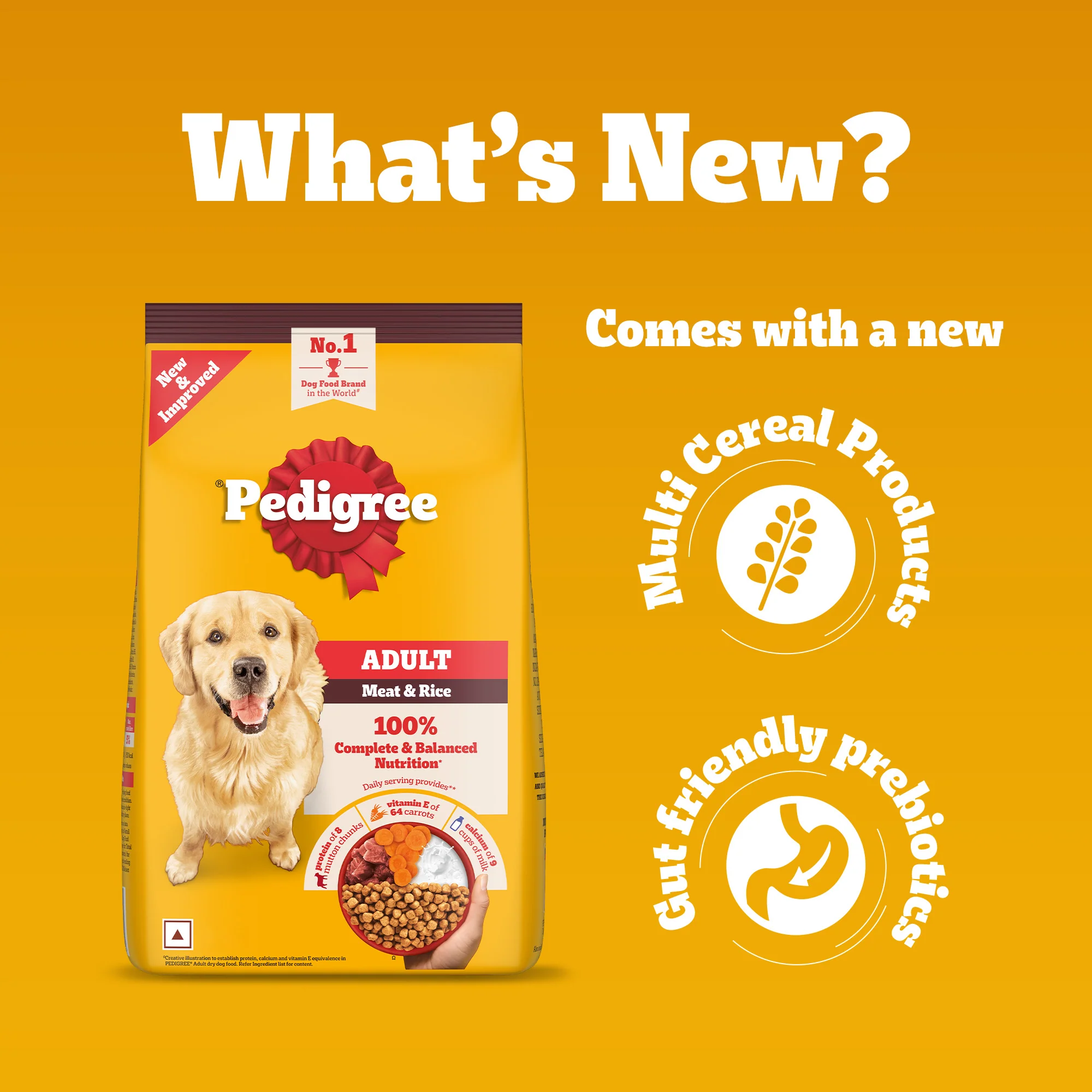 Pedigree Adult Dog Food Combo |Meat & Rice Dry & Chicken & Liver Wet - Image 18