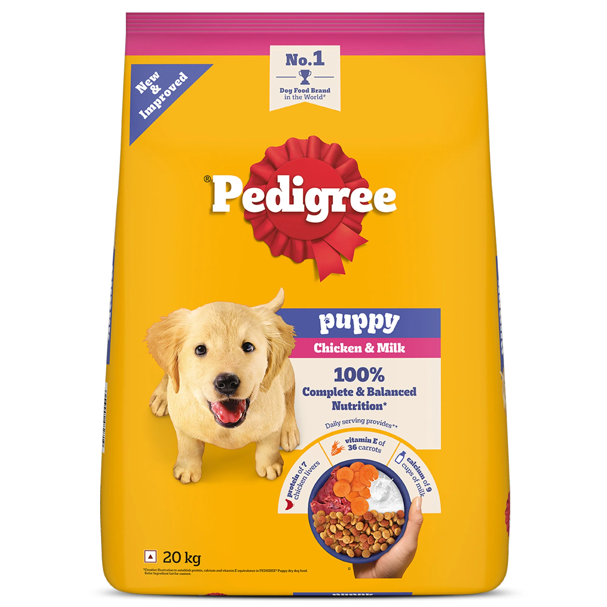 Pedigree Puppy Dog Food Combo |Chicken & Milk Dry & Chicken & Liver Wet - Image 15