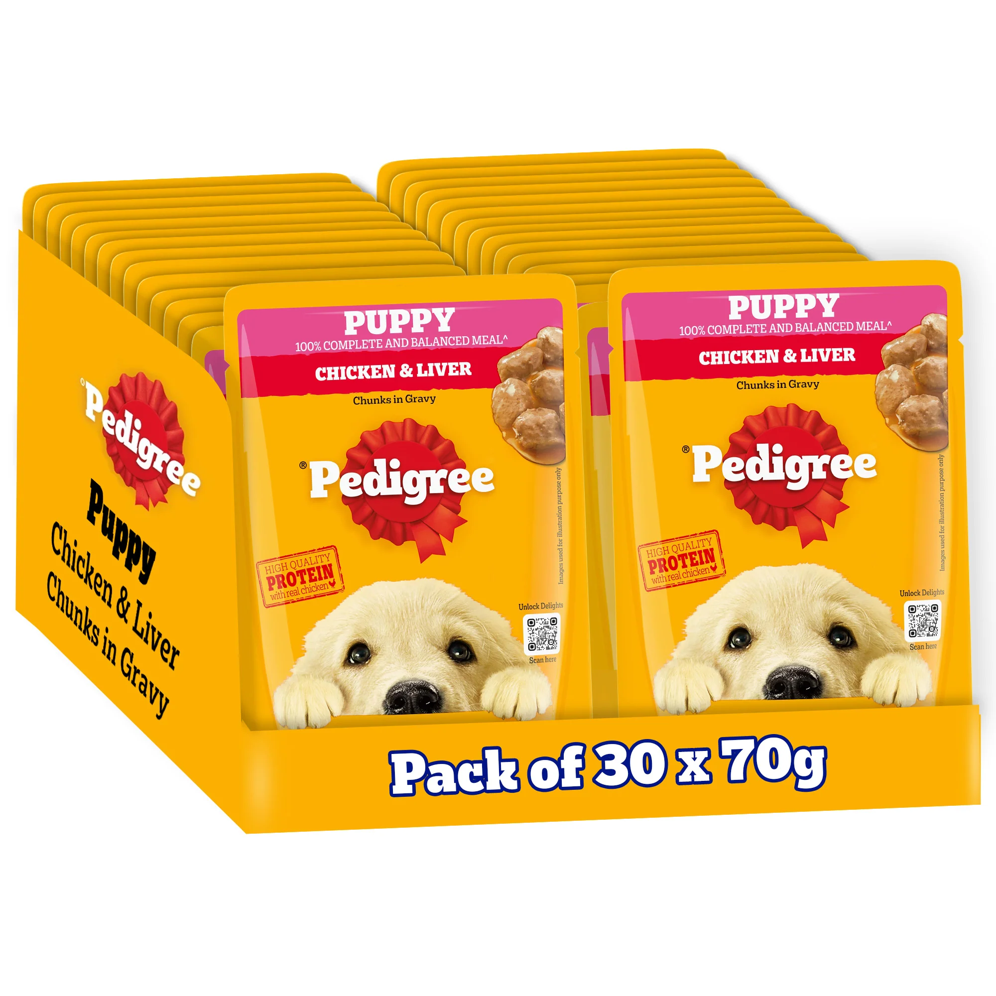 Pedigree Chicken & Liver Chunks in Gravy Puppy Wet Dog Food - Image 26