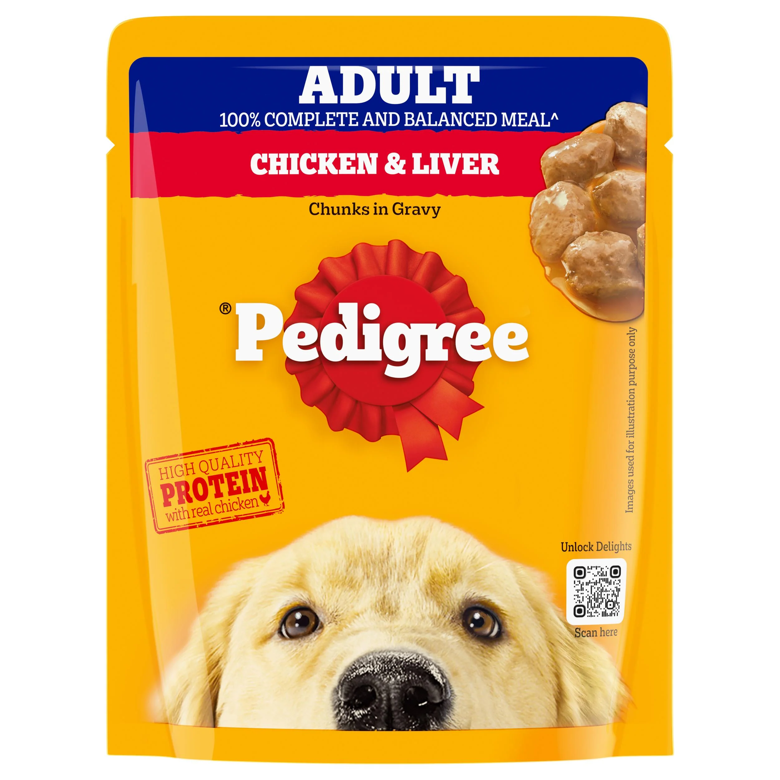 Pedigree Dog Food Combo |100% Vegetarian Dry & Chicken & Liver Wet - Image 40