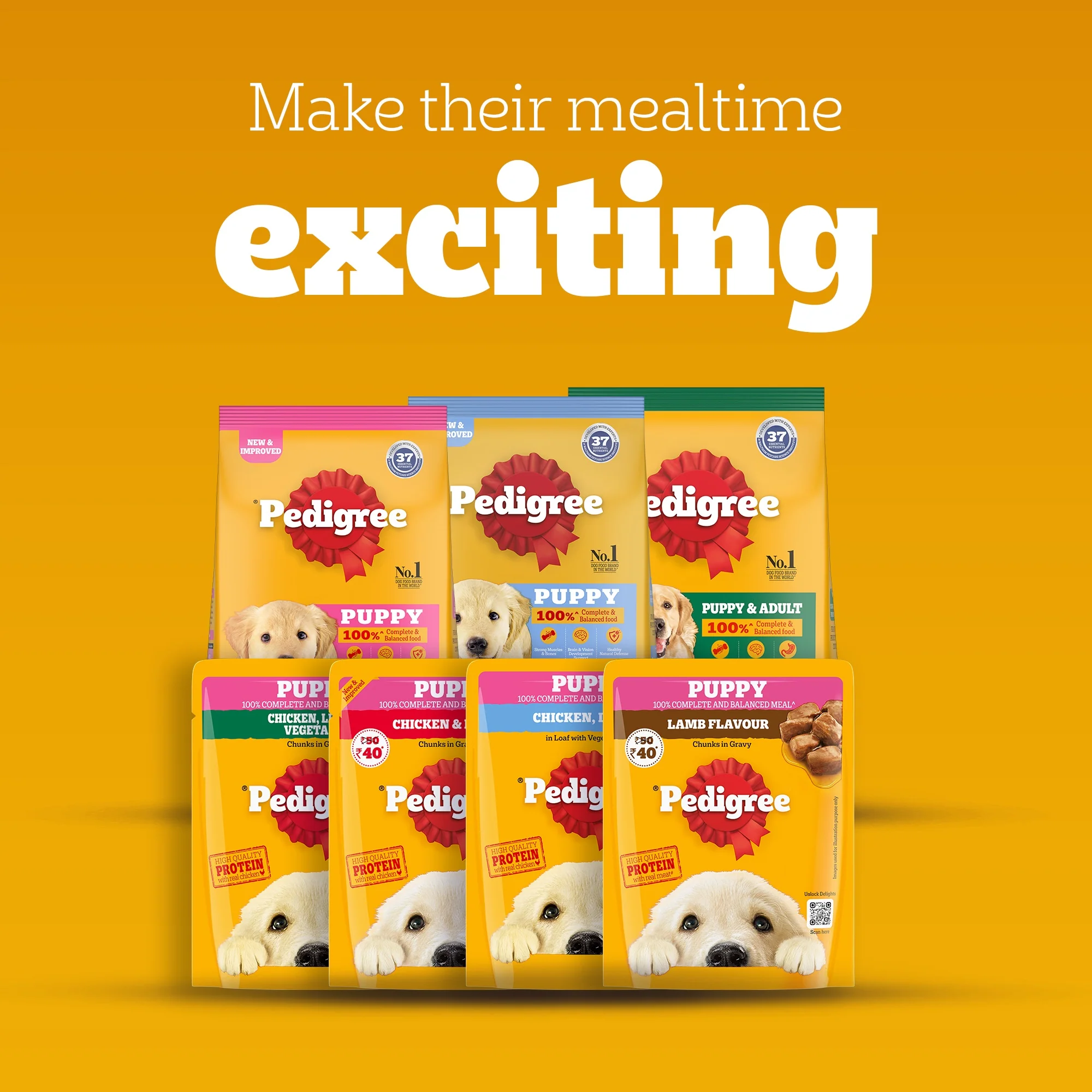 Pedigree Dog Food Combo |100% Vegetarian Dry & Chicken & Liver Wet - Image 35