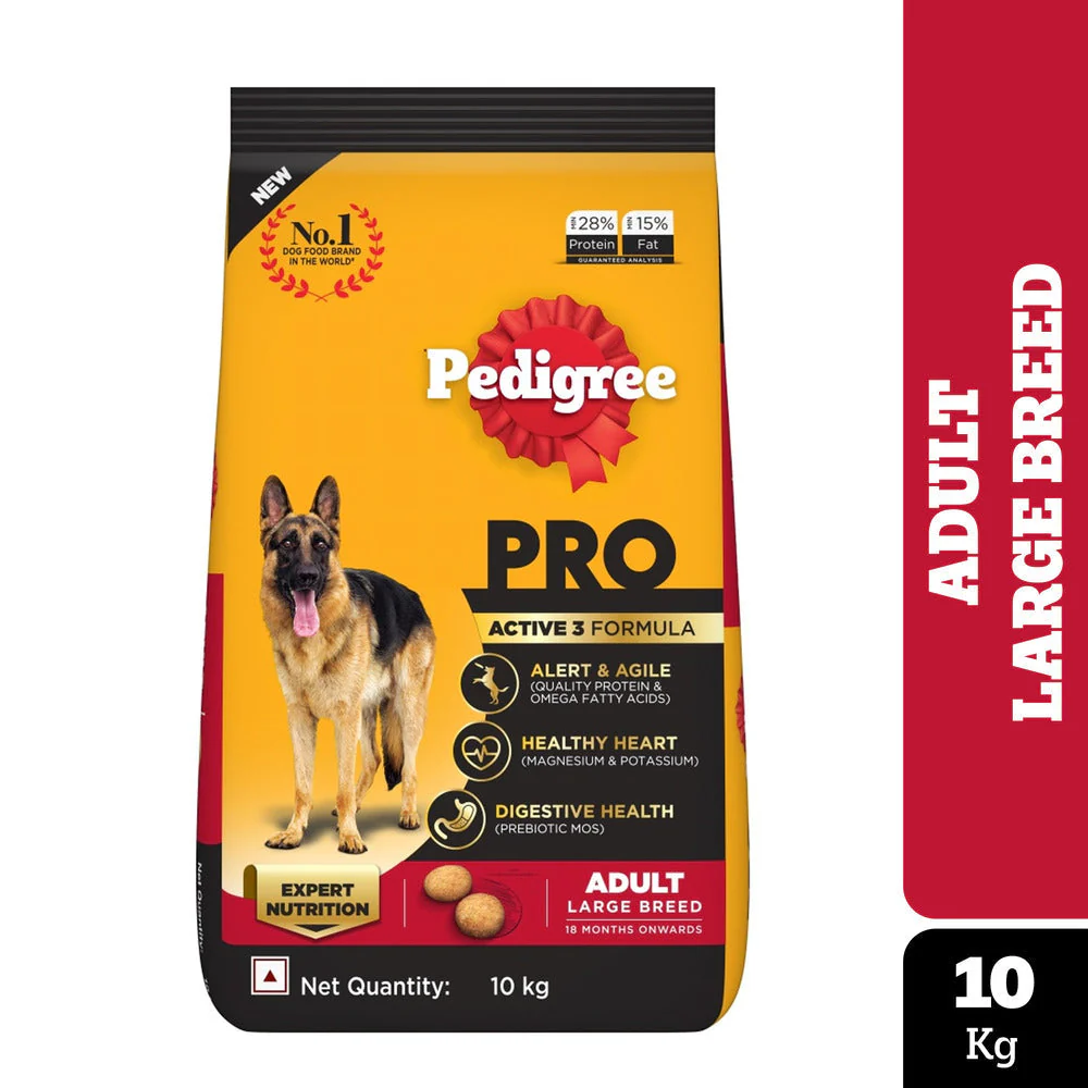 Pedigree PRO Expert Nutrition Active Adult (18 Months Onwards) Large Breed Dog Dry Food - Image 2