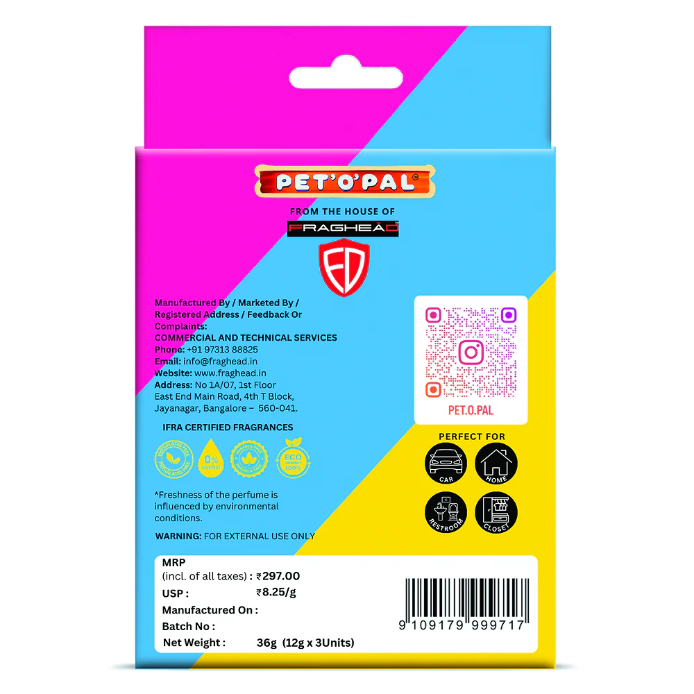 PET’O’PAL Cool Belly Pet Safe Hanging Air Freshener for Car, Home & Pet Spaces - Image 4