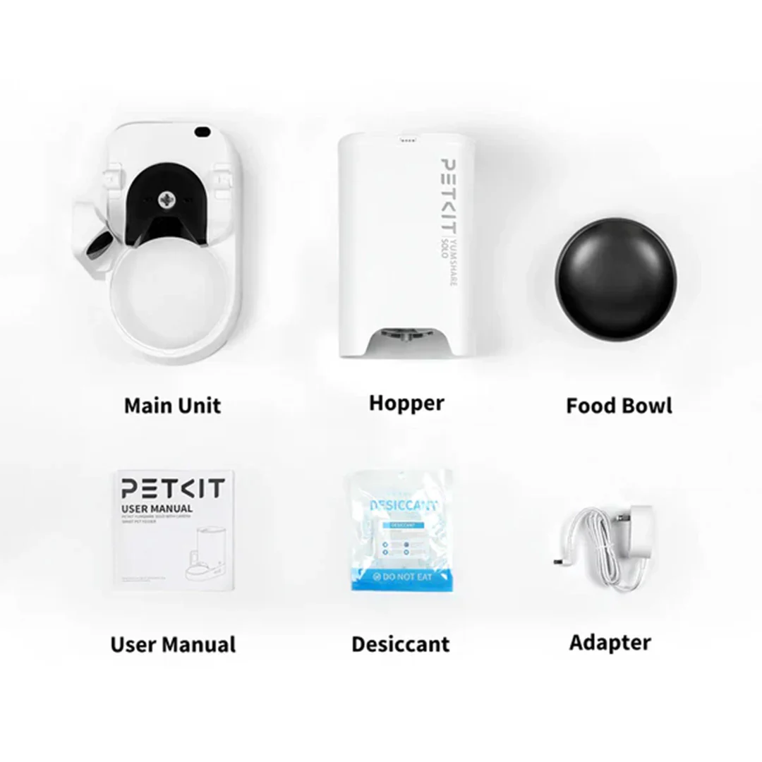 Petkit YumShare Solo Automatic 2.4G WiFi Food Dispenser with HD Camera for Dogs and Cats - Image 7