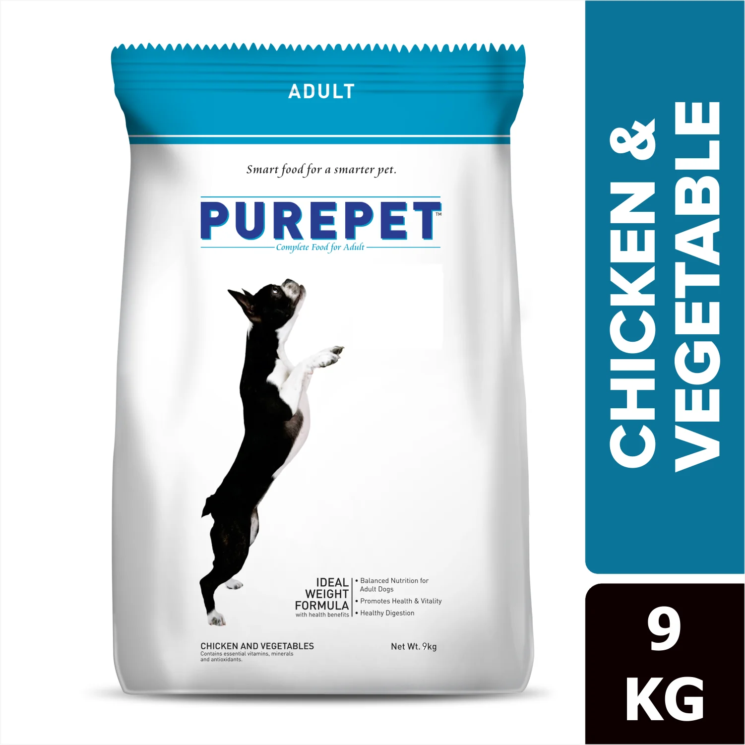 Purepet Chicken & Vegetable Adult Dog Dry Food - Image 2