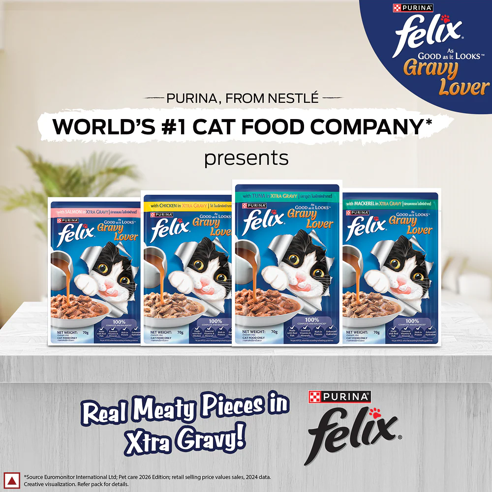 Purina Felix Gravy Lover Chicken Chunks Adult Complete and Balanced Cat Wet Food - Image 4