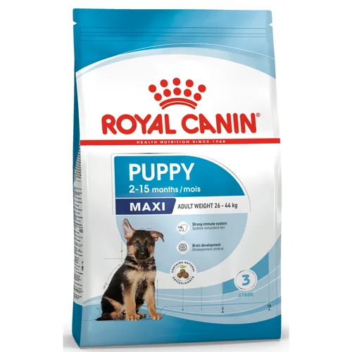 Royal Canin Maxi Puppy Dog Dry Food (4kg) and Bayer Drontal Puppy Deworming Suspension (20mL) - Image 2