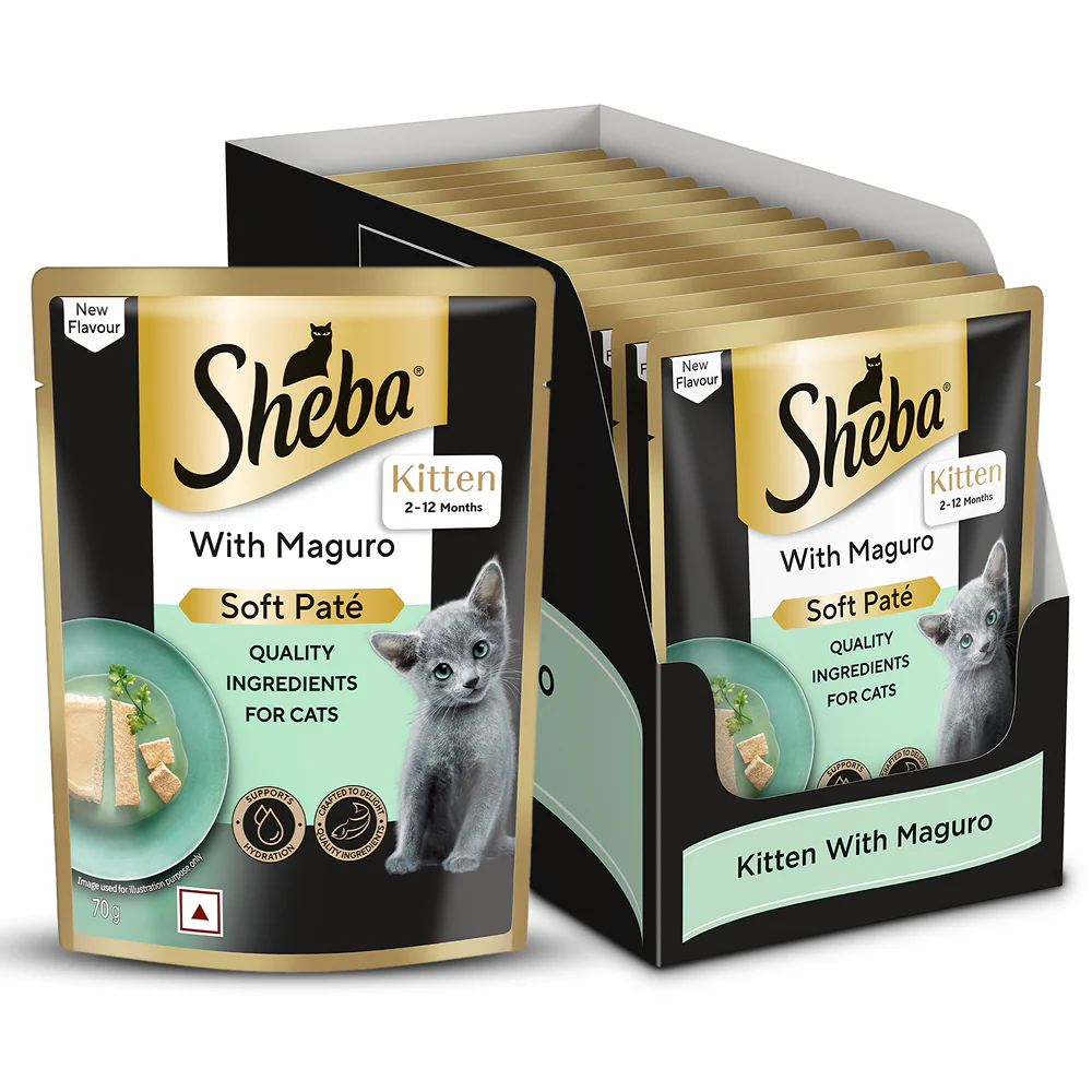 Sheba Maguro Pate Rich Premium Kitten Cat Wet Food