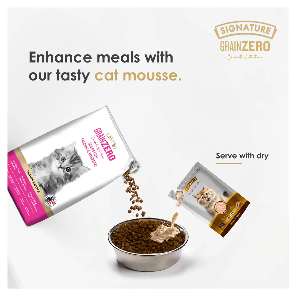 Signature Grain Zero Chicken Mousse Kitten Cat Wet Food - Image 6