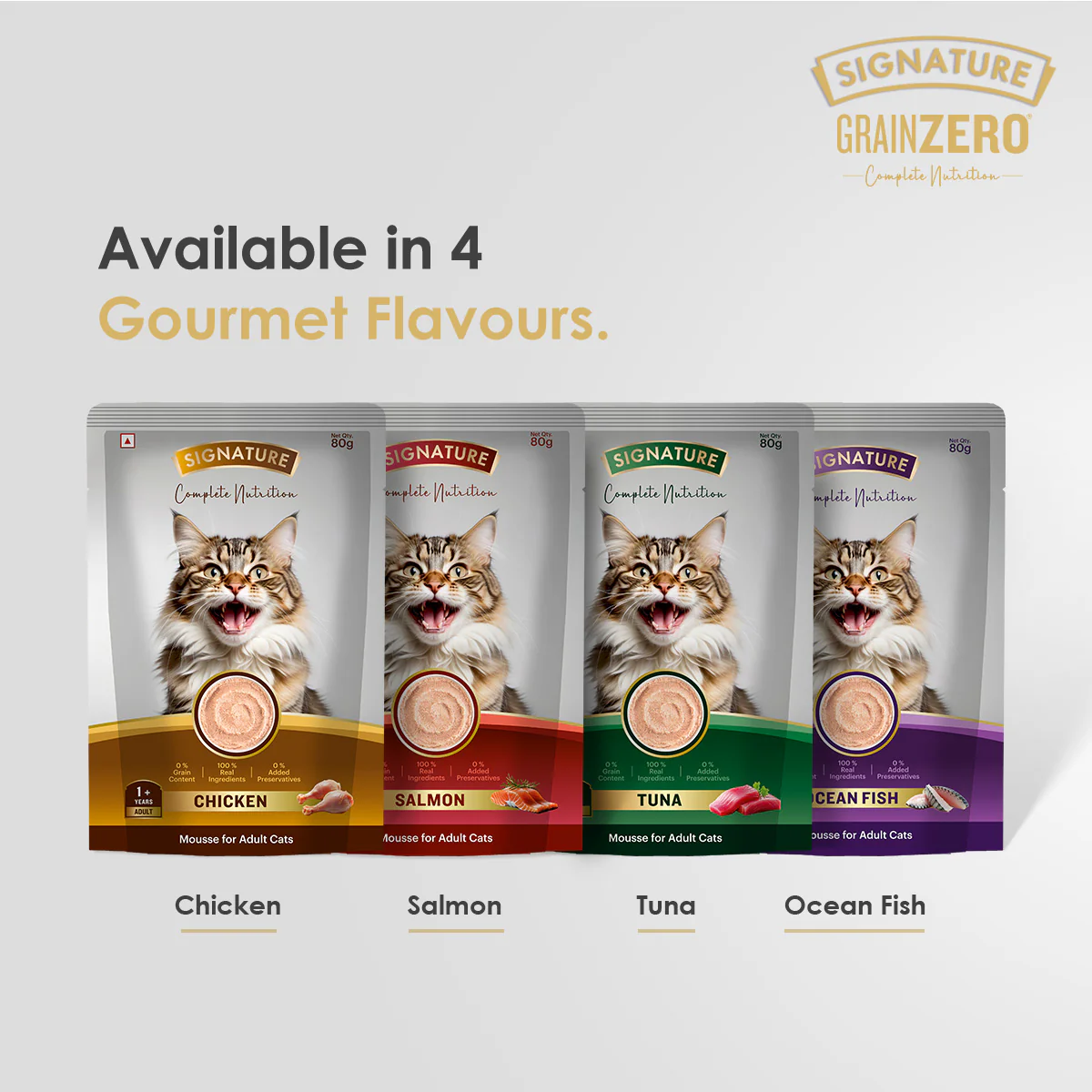 Signature Grain Zero Ocean Fish Mousse Adult Cat Wet Food - Image 12