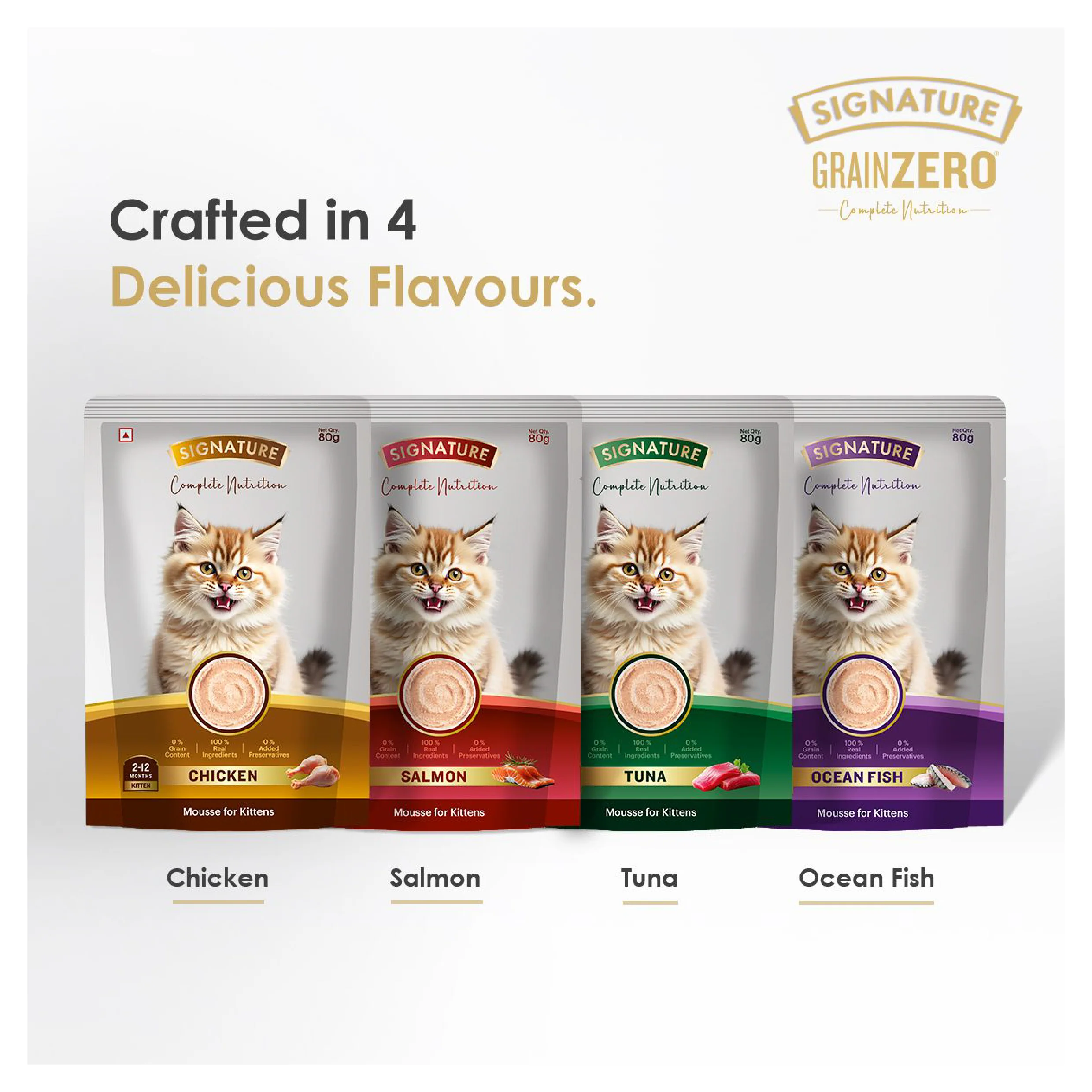 Signature Grain Zero Ocean Fish Mousse Kitten Cat Wet Food - Image 12