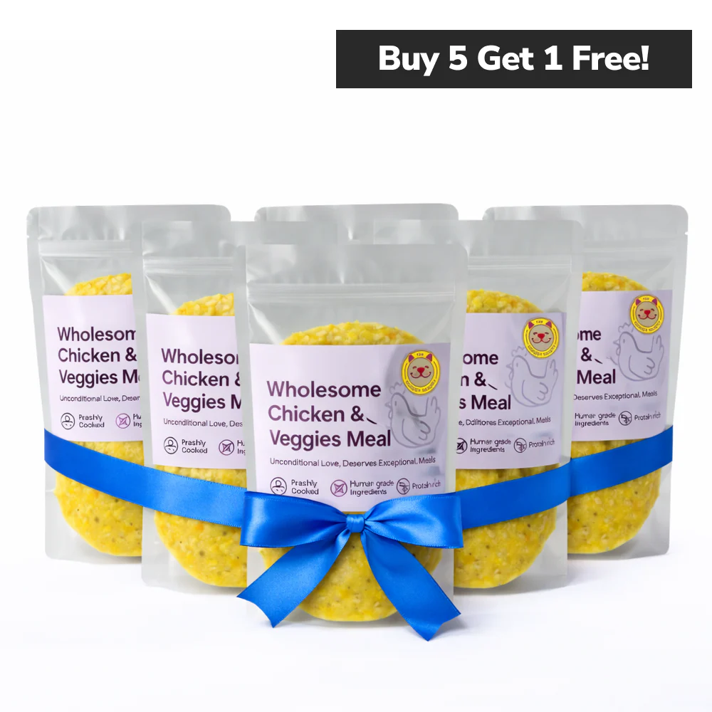 3-Day Chicken & Veggie Home Meal Pack for Dogs by The Doggy Bakery