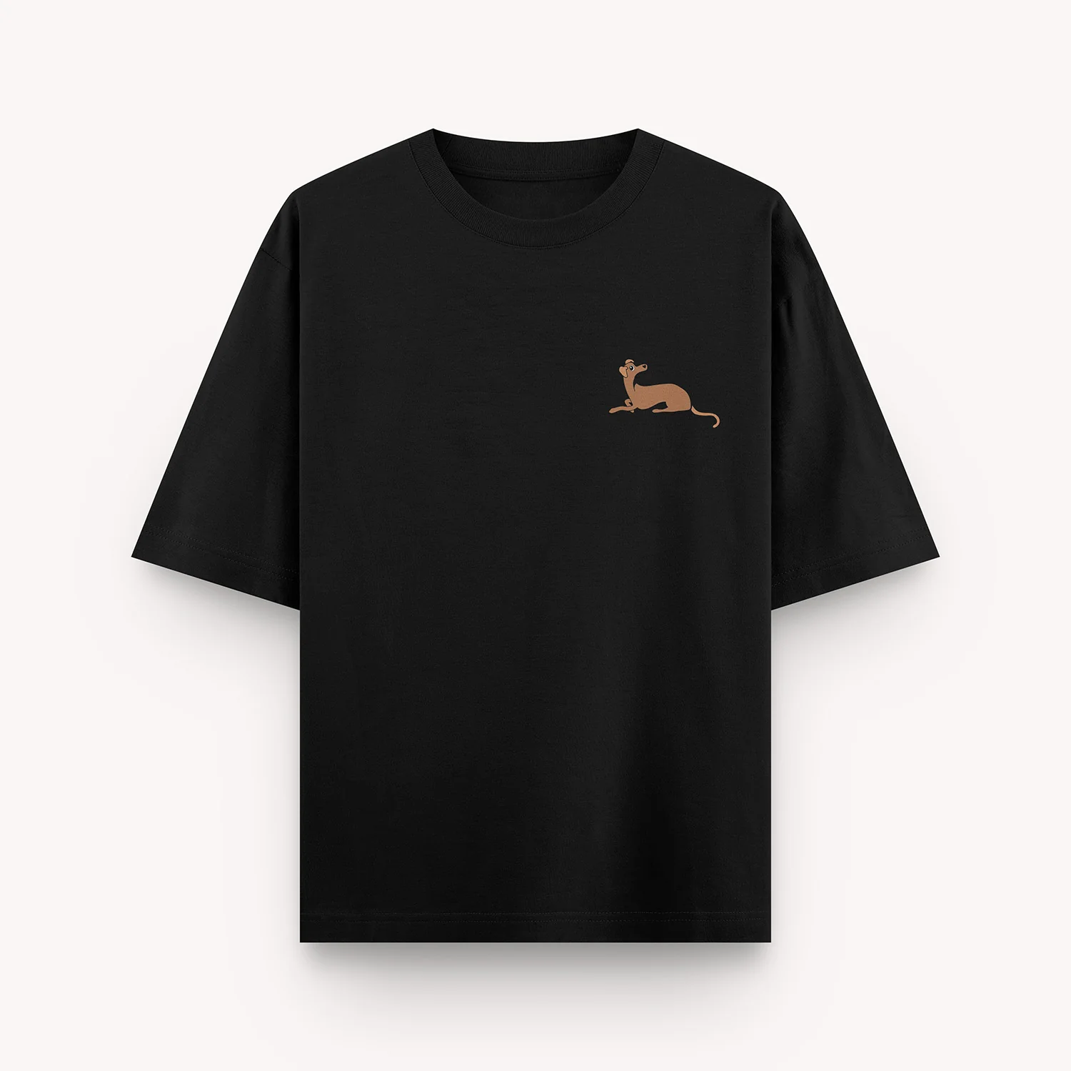 thePack Indie Merch Gotta Pet'em All Oversized T Shirt for Men and Women (Black)