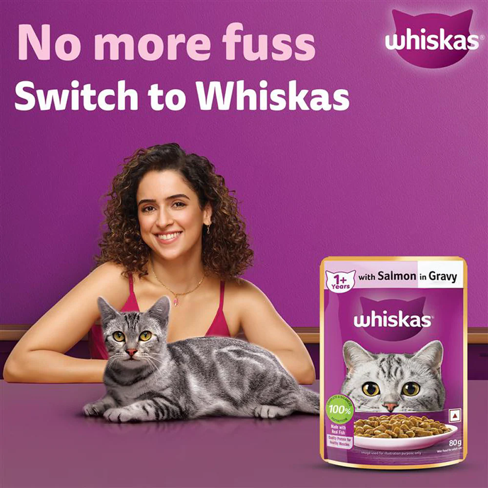 Whiskas Adult Cat Food Combo |Ocean Fish Dry & Salmon in Gravy Wet - Image 36