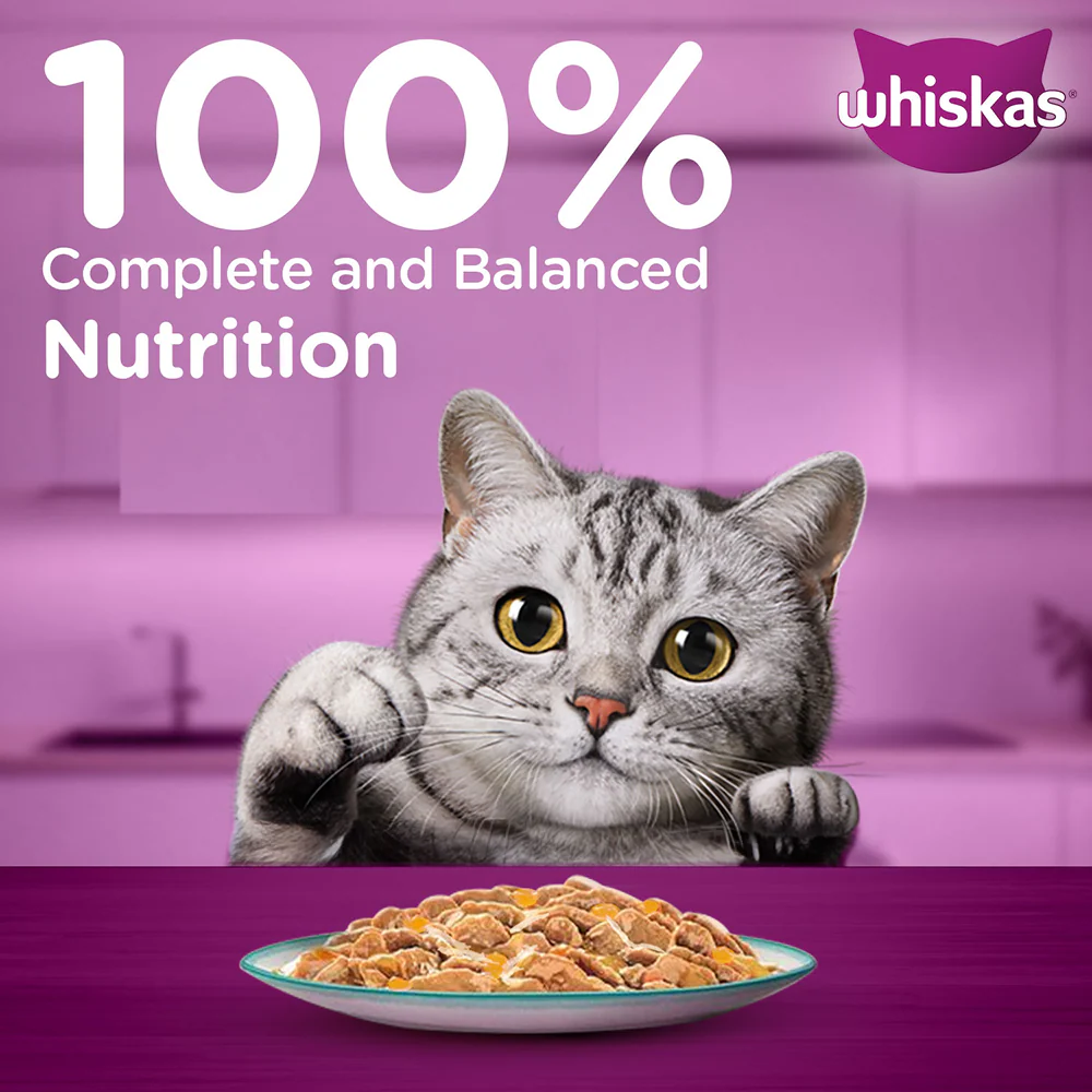 Whiskas Adult Wet Cat Food Combo |Chicken, Tuna & Seafood (Jelly & Gravy) - Image 20