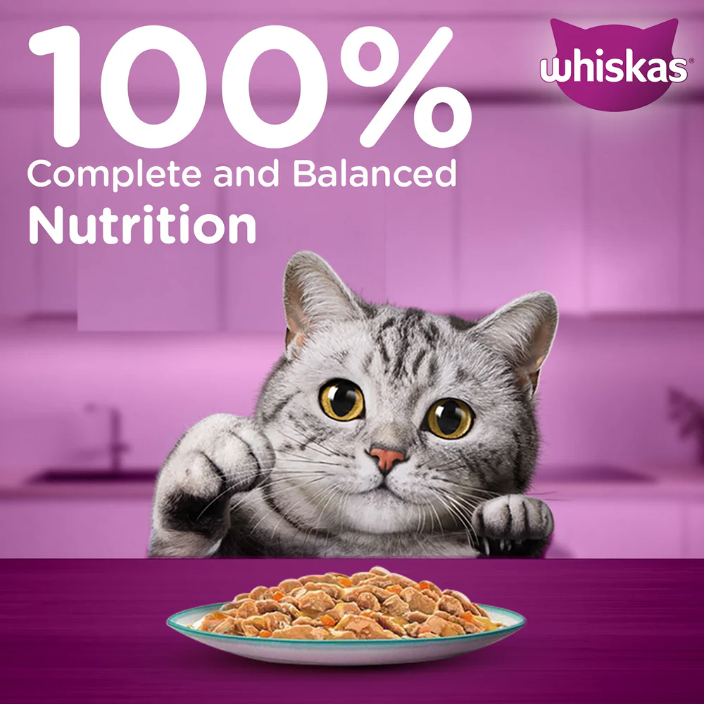 Whiskas Adult Wet Cat Food Combo |Chicken, Tuna & Seafood (Jelly & Gravy) - Image 9
