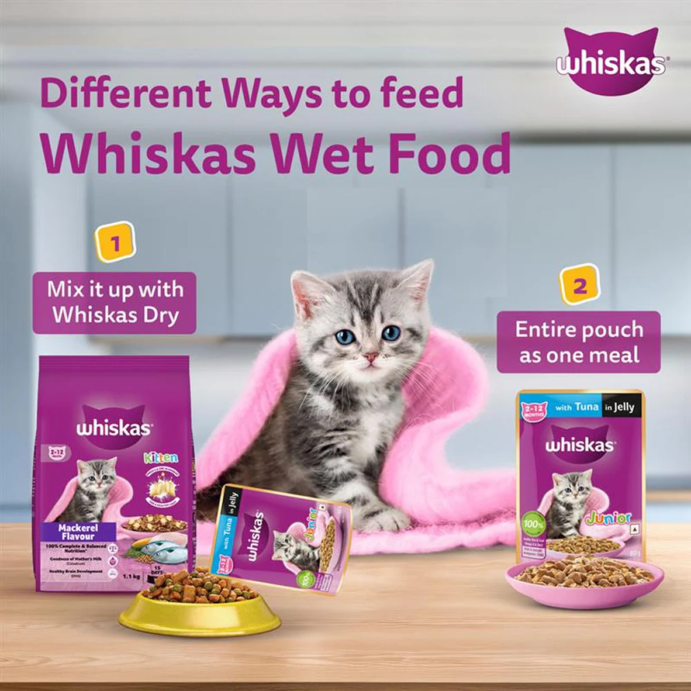 Whiskas Kitten Wet Food Value Combo |Chicken, Tuna & Mackerel - Image 13