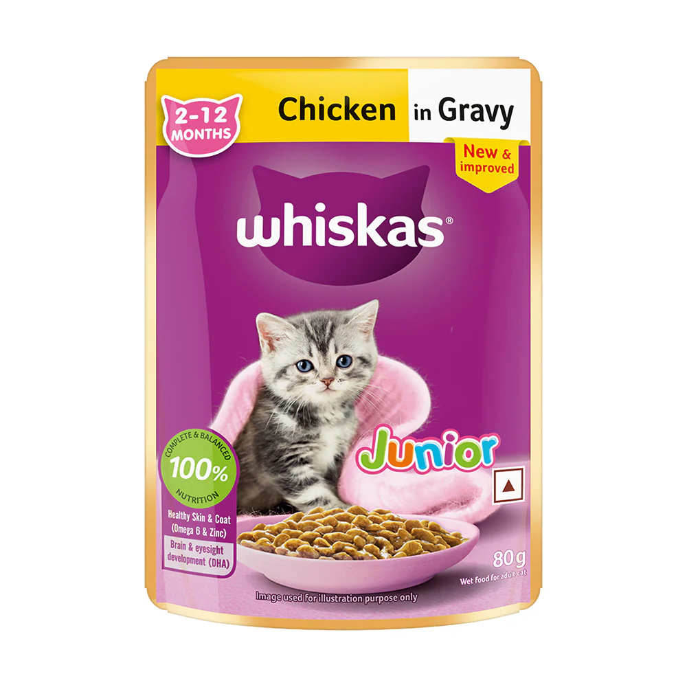 Whiskas Kitten Wet Food Value Combo |Chicken, Tuna & Mackerel - Image 2