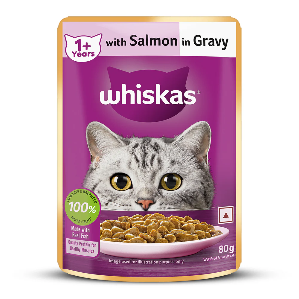 Whiskas Tuna in Jelly, Chicken and Salmon in Gravy Meal Adult Cat Wet Food - Image 36