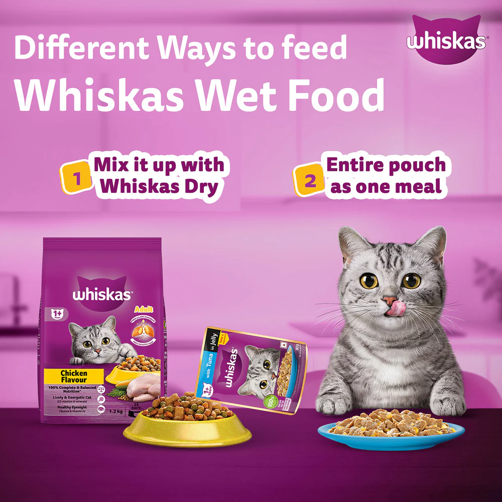 Whiskas Tuna in Jelly Meal Adult Cat Wet Food - Image 17
